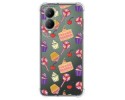 Funda Silicona Antigolpes para Vivo Y17s diseño Dulces 01 Dibujos