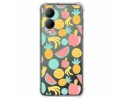 Funda Silicona Antigolpes para Vivo Y17s diseño Frutas 02 Dibujos