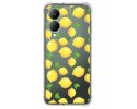 Funda Silicona Antigolpes para Vivo Y17s diseño Limones Dibujos