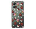Funda Silicona Antigolpes para Vivo Y17s diseño Muffins Dibujos