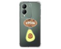 Funda Silicona Antigolpes para Vivo Y17s diseño Vegan Life Dibujos