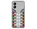 Funda Silicona Antigolpes para Vivo Y17s diseño Zapatillas 04 Dibujos