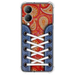 Funda Silicona Antigolpes para Vivo Y17s diseño Zapatillas 10 Dibujos
