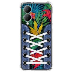Funda Silicona Antigolpes para Vivo Y17s diseño Zapatillas 12 Dibujos