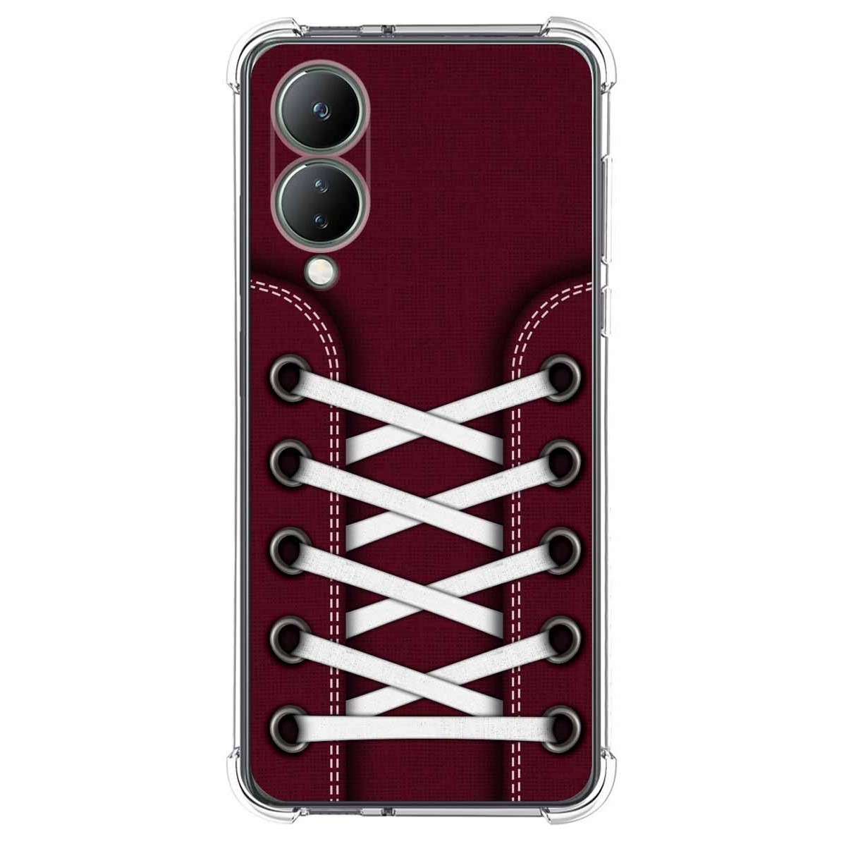 Funda Silicona Antigolpes para Vivo Y17s diseño Zapatillas 17 Dibujos