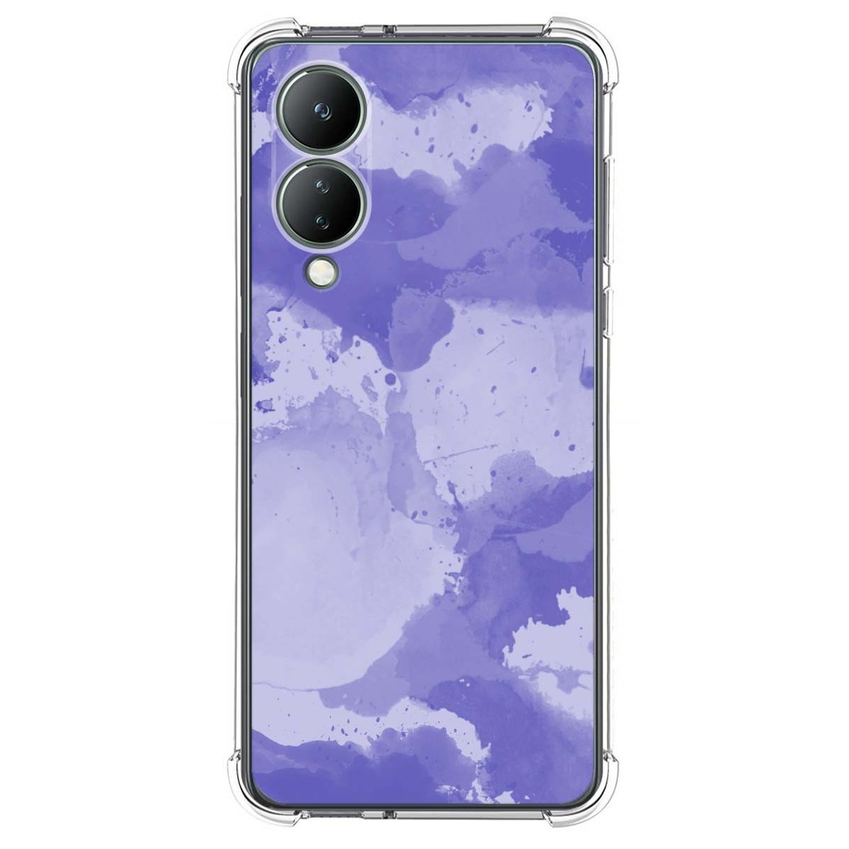 Funda Silicona Antigolpes para Vivo Y17s diseño Acuarela 01 Dibujos
