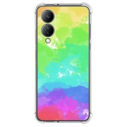 Funda Silicona Antigolpes para Vivo Y17s diseño Acuarela 03 Dibujos
