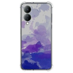 Funda Silicona Antigolpes para Vivo Y17s diseño Acuarela 09 Dibujos
