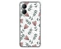 Funda Silicona Antigolpes para Vivo Y17s diseño Flores 01 Dibujos