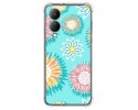Funda Silicona Antigolpes para Vivo Y17s diseño Flores 05 Dibujos