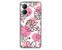 Funda Silicona Antigolpes para Vivo Y17s diseño Flores 09 Dibujos