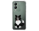 Funda Silicona Antigolpes para Vivo Y17s diseño Perros 01 Dibujos