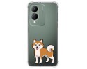 Funda Silicona Antigolpes para Vivo Y17s diseño Perros 02 Dibujos