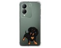 Funda Silicona Antigolpes para Vivo Y17s diseño Perros 04 Dibujos
