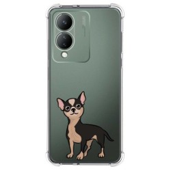 Funda Silicona Antigolpes para Vivo Y17s diseño Perros 05 Dibujos
