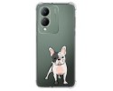 Funda Silicona Antigolpes para Vivo Y17s diseño Perros 06 Dibujos