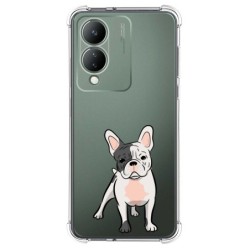 Funda Silicona Antigolpes para Vivo Y17s diseño Perros 06 Dibujos