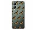 Funda Silicona Antigolpes para Vivo Y17s diseño Perros 09 Dibujos
