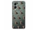 Funda Silicona Antigolpes para Vivo Y17s diseño Perros 11 Dibujos