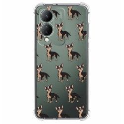 Funda Silicona Antigolpes para Vivo Y17s diseño Perros 11 Dibujos