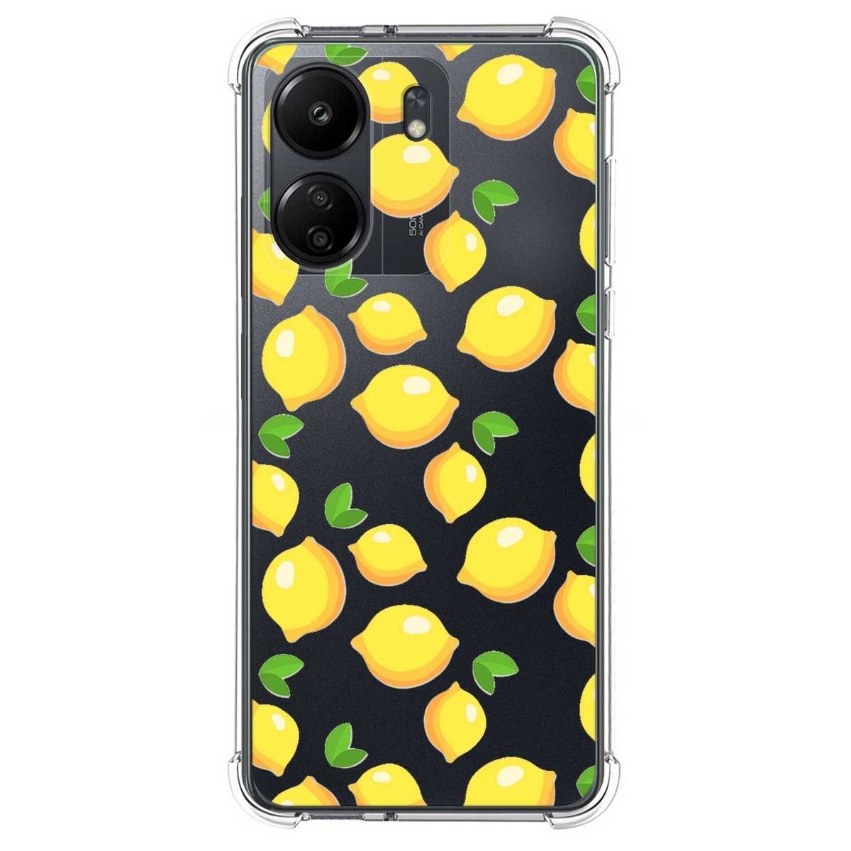 Funda Silicona Antigolpes para Xiaomi Redmi 13C diseño Limones Dibujos