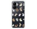 Funda Silicona Antigolpes para Xiaomi Redmi 13C diseño Perros Dibujos