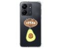 Funda Silicona Antigolpes para Xiaomi Redmi 13C diseño Vegan Life Dibujos