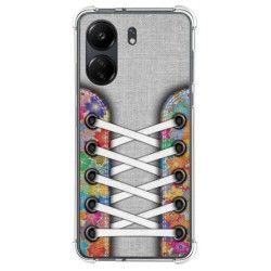 Funda Silicona Antigolpes para Xiaomi Redmi 13C diseño Zapatillas 04 Dibujos