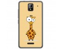 Funda Gel Tpu para Orange Rise 33 Diseño Jirafa Dibujos