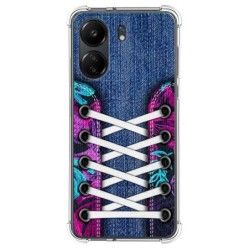 Funda Silicona Antigolpes para Xiaomi Redmi 13C diseño Zapatillas 06 Dibujos