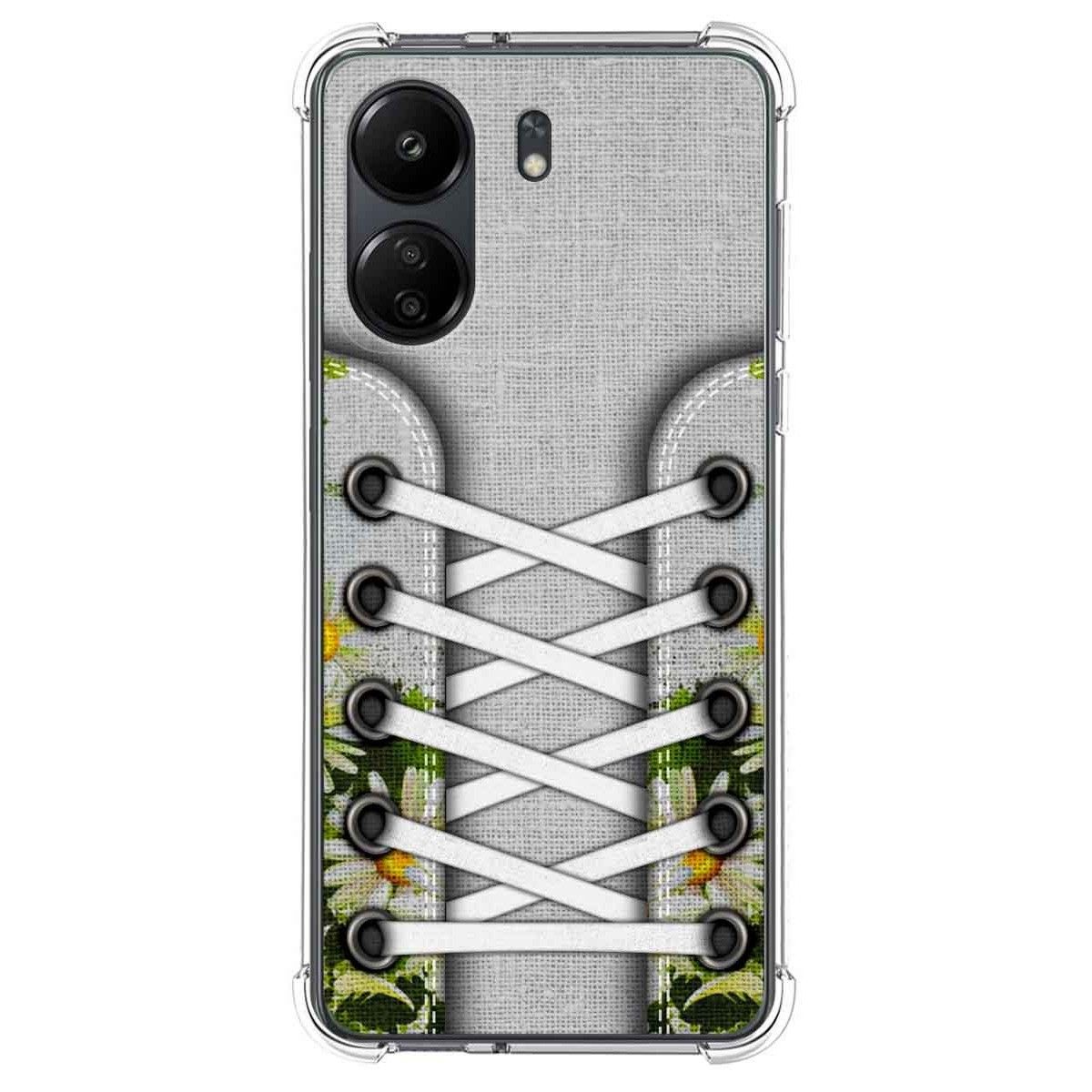 Funda Silicona Antigolpes para Xiaomi Redmi 13C diseño Zapatillas 08 Dibujos