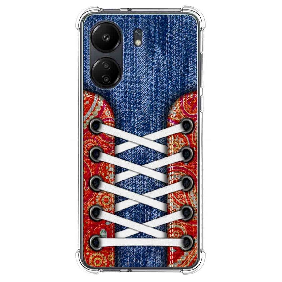 Funda Silicona Antigolpes para Xiaomi Redmi 13C diseño Zapatillas 11 Dibujos