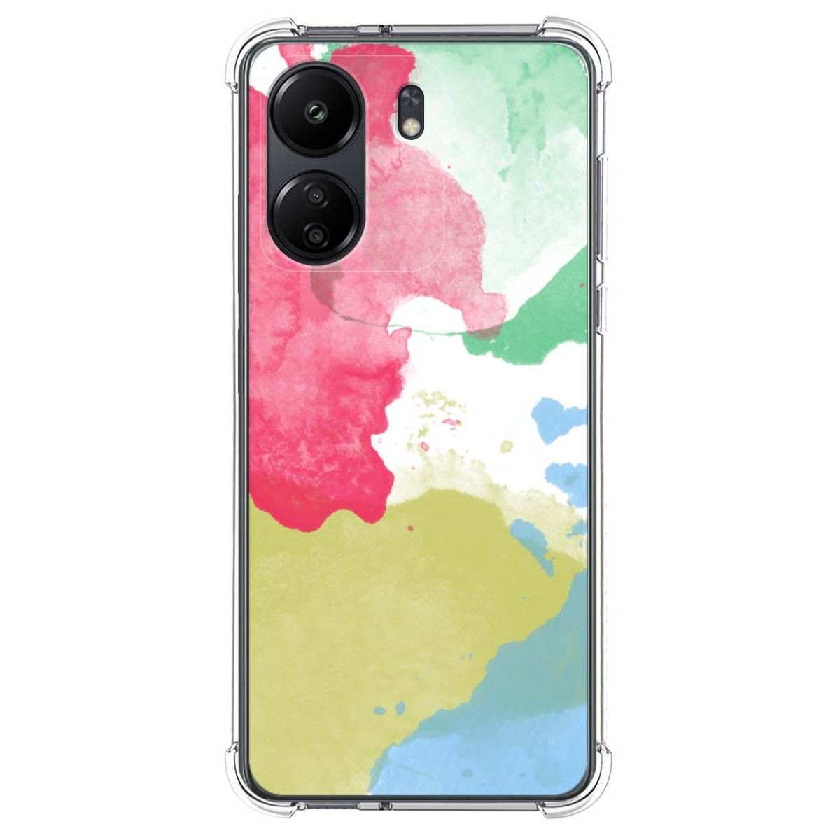 Funda Silicona Antigolpes para Xiaomi Redmi 13C diseño Acuarela 02 Dibujos