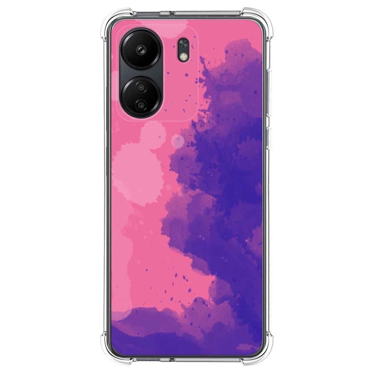 Funda Silicona Antigolpes para Xiaomi Redmi 13C diseño Acuarela 07 Dibujos