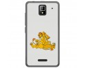 Funda Gel Tpu para Orange Rise 33 Diseño Leones Dibujos