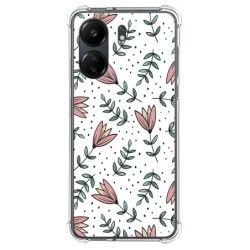 Funda Silicona Antigolpes para Xiaomi Redmi 13C diseño Flores 01 Dibujos