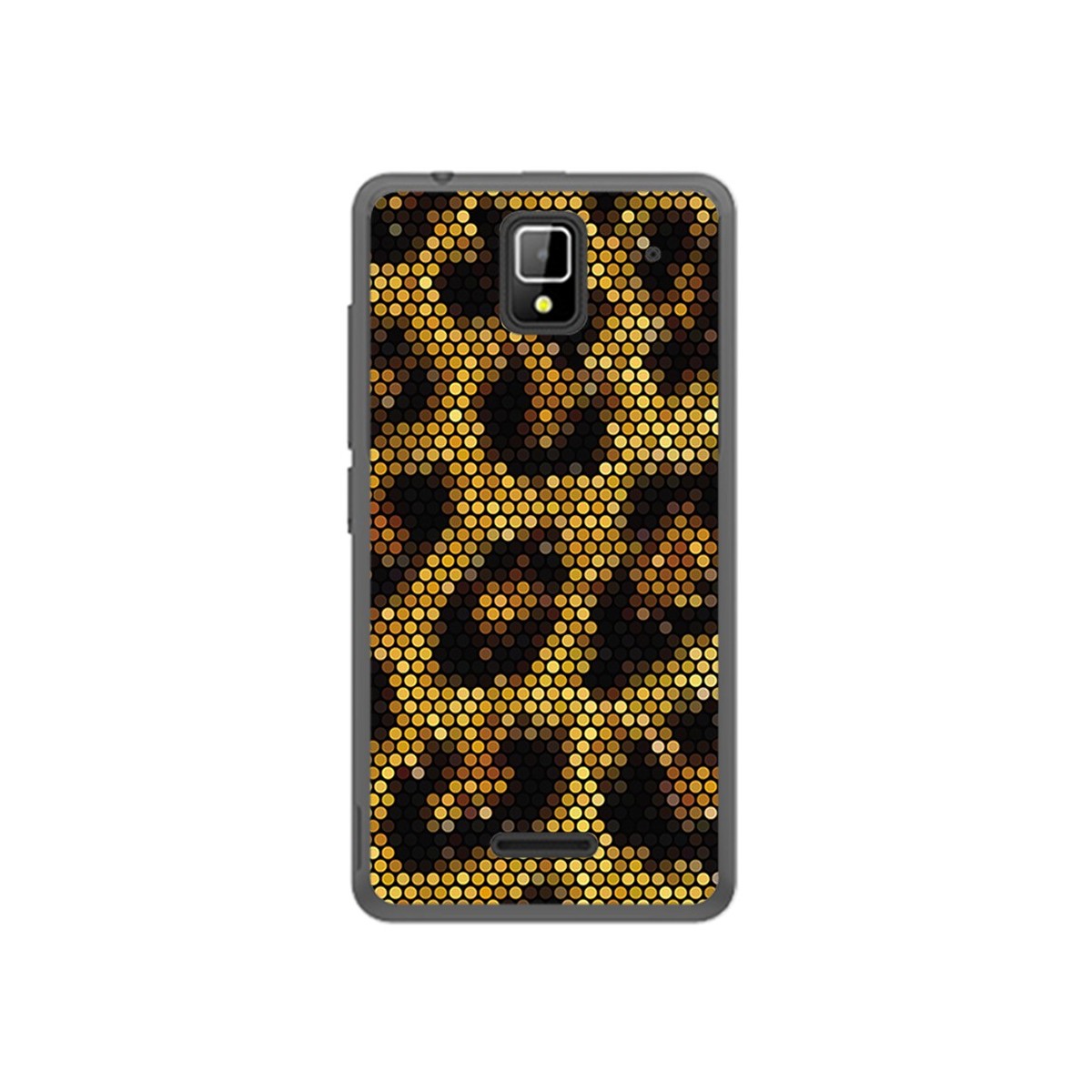 Funda Gel Tpu para Orange Rise 33 Diseño Leopardo Dibujos