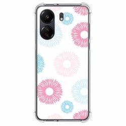 Funda Silicona Antigolpes para Xiaomi Redmi 13C diseño Flores 06 Dibujos