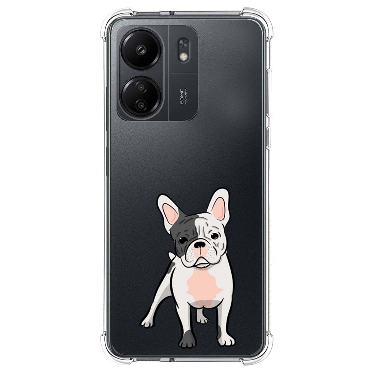 Funda Silicona Antigolpes para Xiaomi Redmi 13C diseño Perros 06 Dibujos