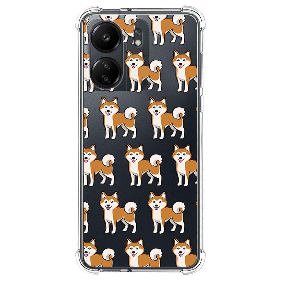 Funda Silicona Antigolpes para Xiaomi Redmi 13C diseño Perros 08 Dibujos