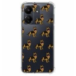 Funda Silicona Antigolpes para Xiaomi Redmi 13C diseño Perros 09 Dibujos