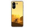 Funda Silicona Antigolpes para Xiaomi Poco C65 diseño Ciclista Dibujos