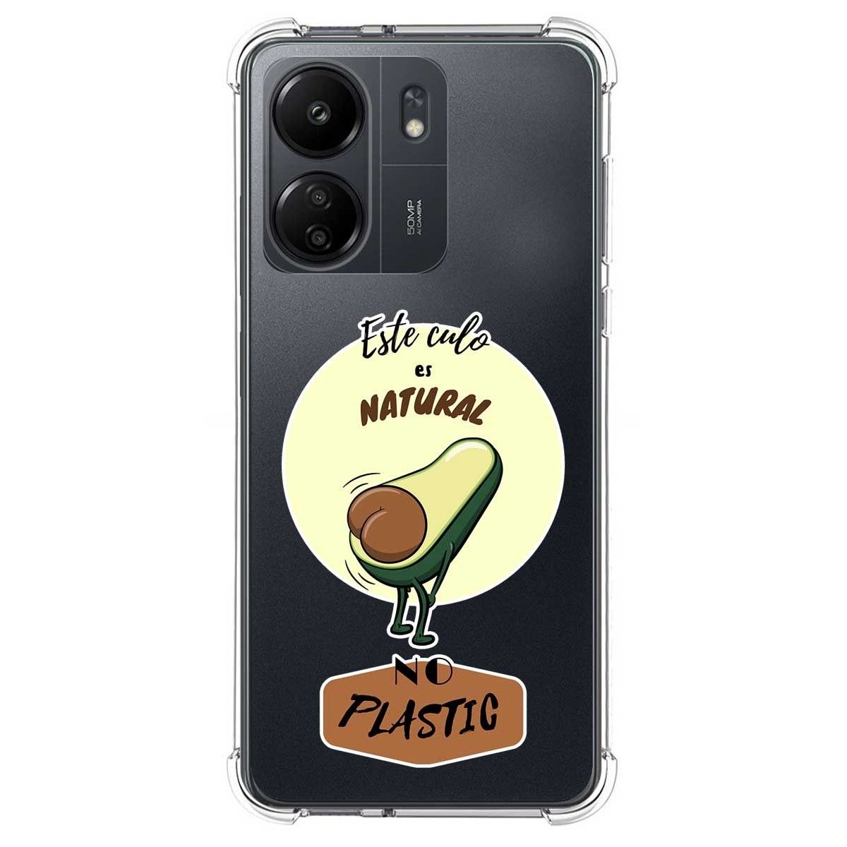 Funda Silicona Antigolpes para Xiaomi Poco C65 diseño Culo Natural Dibujos