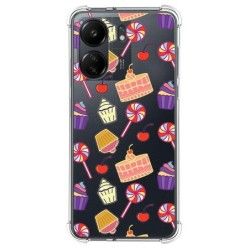Funda Silicona Antigolpes para Xiaomi Poco C65 diseño Dulces 01 Dibujos