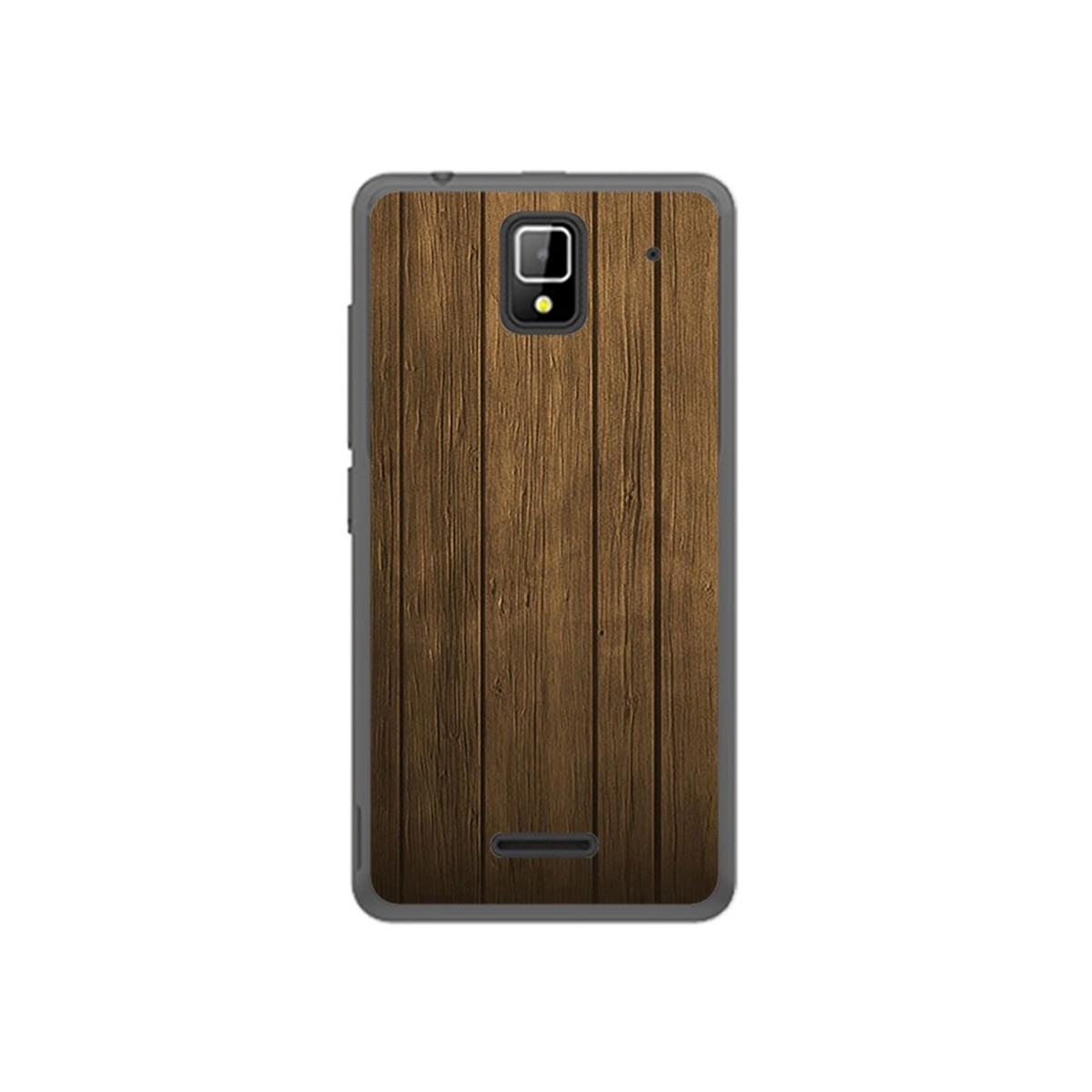 Funda Gel Tpu para Orange Rise 33 Diseño Madera Dibujos