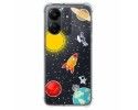 Funda Silicona Antigolpes para Xiaomi Poco C65 diseño Espacio Dibujos