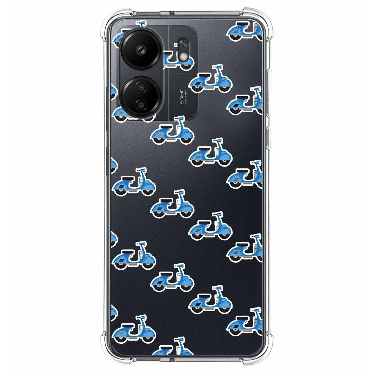 Funda Silicona Antigolpes para Xiaomi Poco C65 diseño Scooter Dibujos