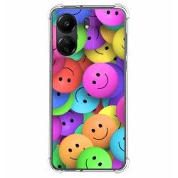 Funda Silicona Antigolpes para Xiaomi Poco C65 diseño Smile Dibujos