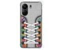 Funda Silicona Antigolpes para Xiaomi Poco C65 diseño Zapatillas 04 Dibujos