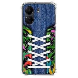 Funda Silicona Antigolpes para Xiaomi Poco C65 diseño Zapatillas 13 Dibujos